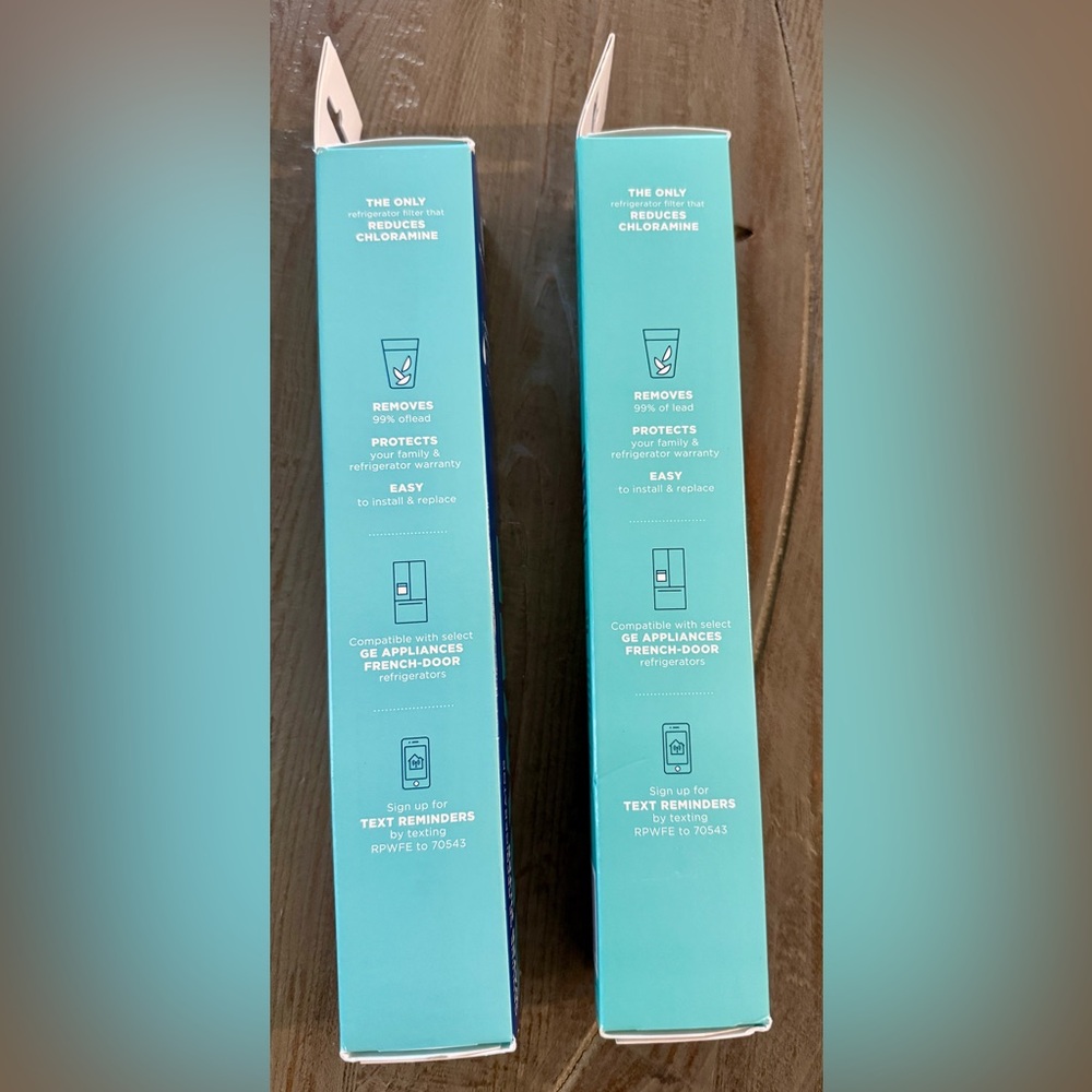 GE Appliances RPWFE genuine water fridge filters x2 brand new - Picture 2 of 11